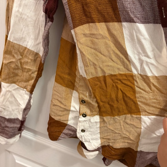 Maurices fall colored flannel shirt - Picture 3 of 4